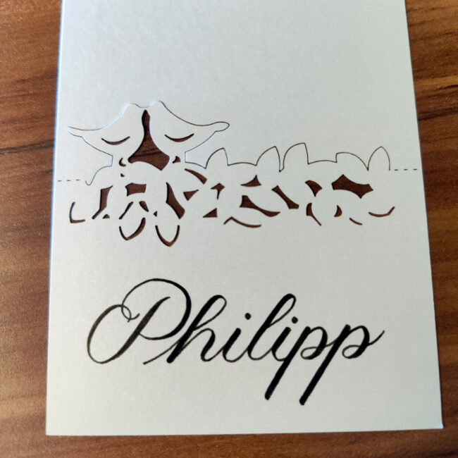 Tischkarte Philipp
